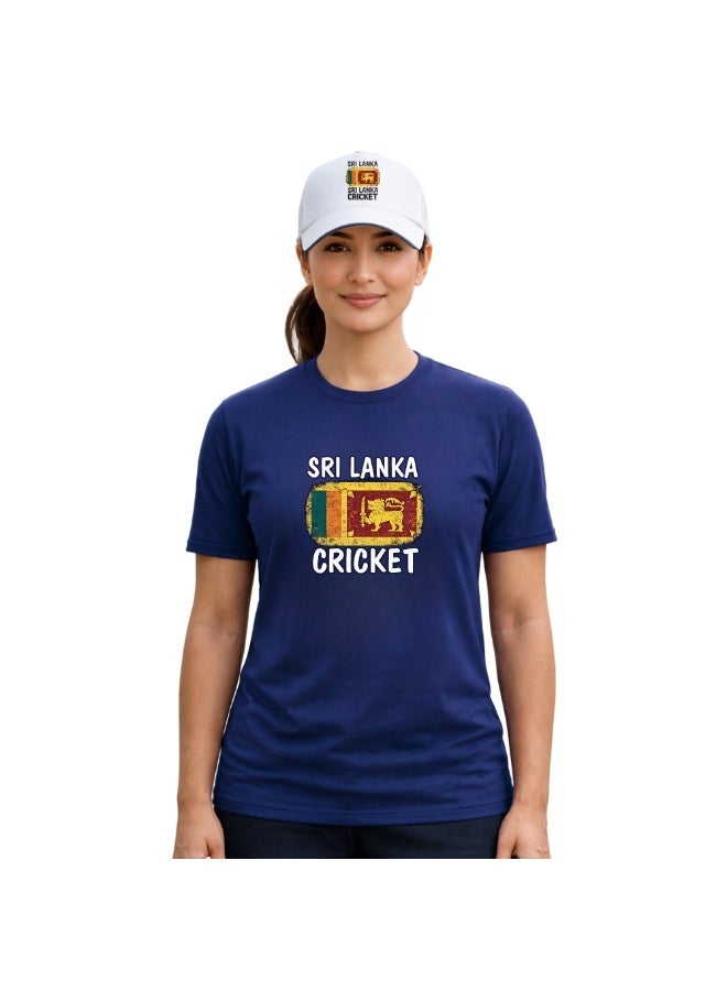 Sri Lanka Unisex Sports Jersey T-Shirt Set-Sri Lanka Sports Fan Jersey T-Shirt,Cap,Scarf-Gift Set For Sports Events,Matches - Image 2